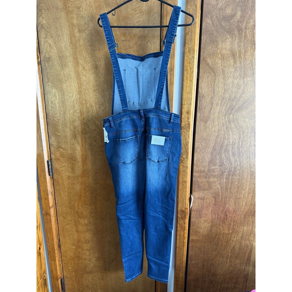 Kancan Bib Overalls Sz. Large NWT Dark Blue - Picture 5 of 6